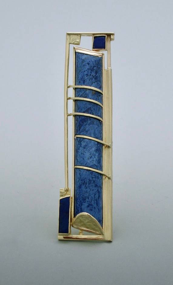 Dumorotirite and Lapis Pin