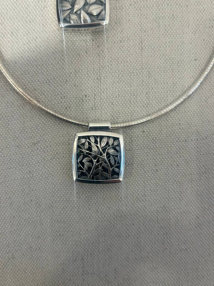Square Vine Pendant