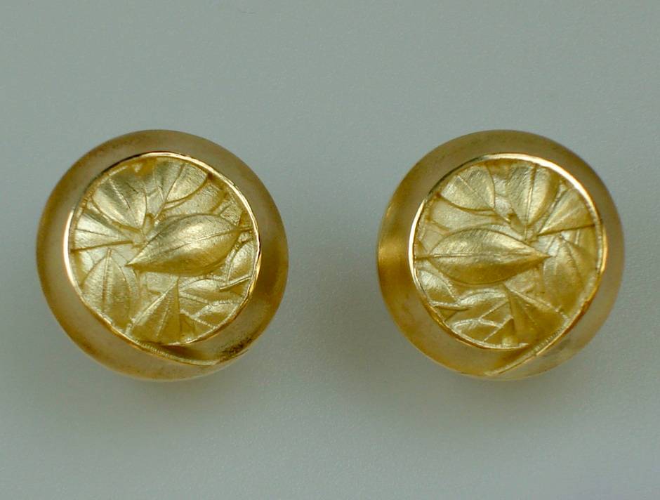 Leaf Swirl Earrings