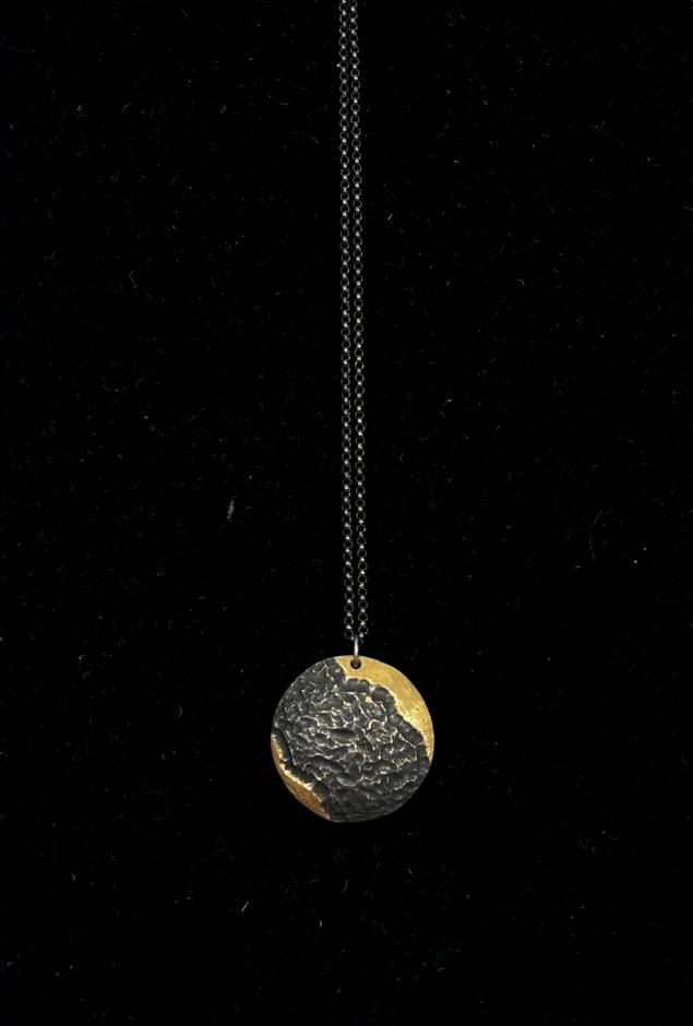 Primordia "Lava Flow" Disc Pendant