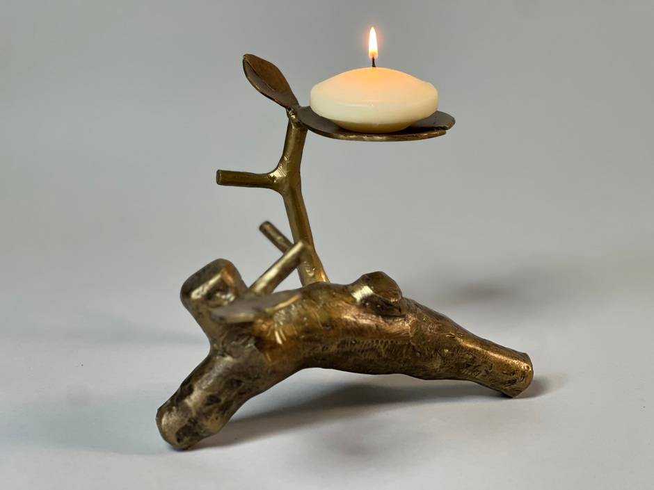 SeaGrape Single Candle Holder