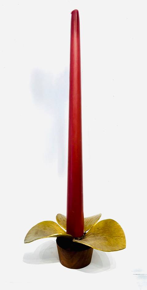 Candle Holder (three leaves)