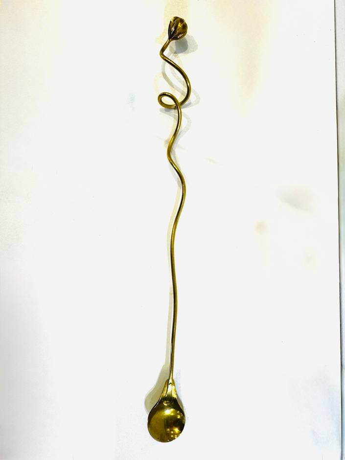 Long Brass Stir Spoon/Cocktail Spoon