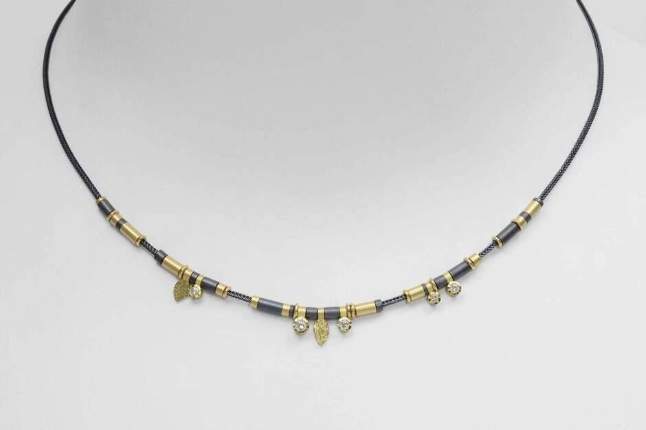 Five Diamond Necklace