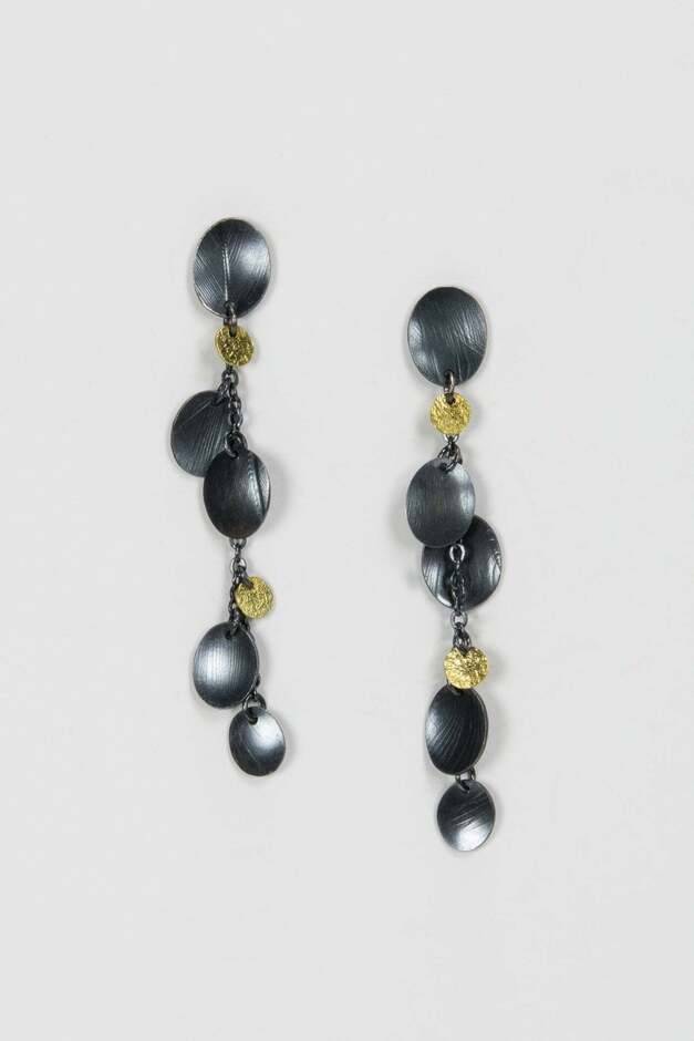 Feather Print Medium Dangles