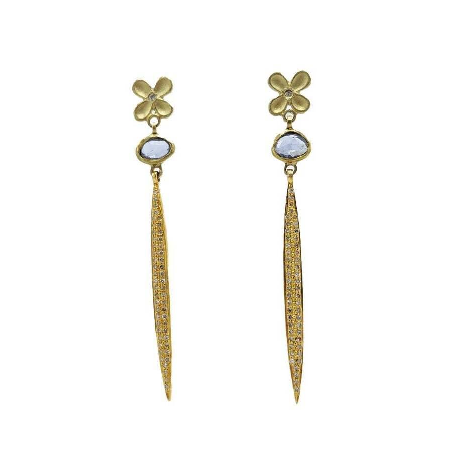 Diamond Stiletto Post Earrings
