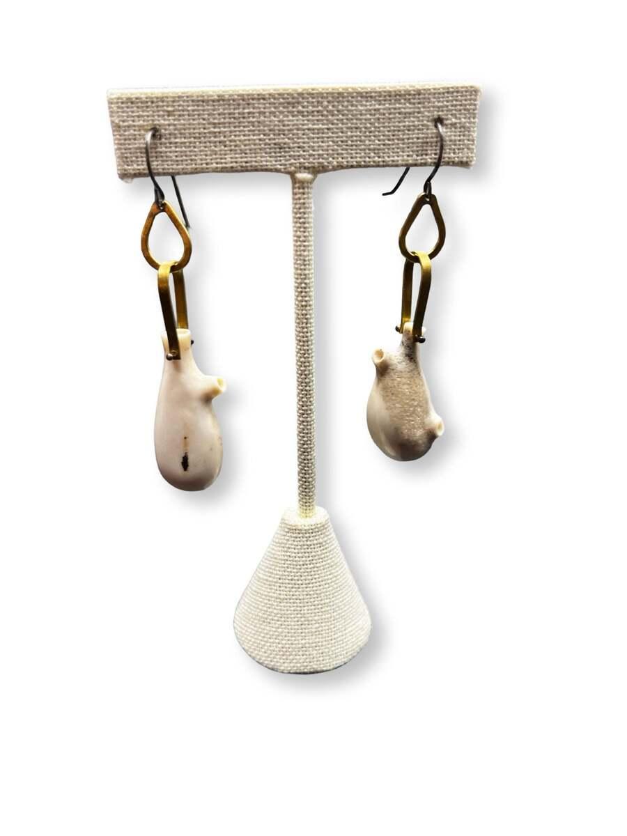 Gourd Bone Earrings