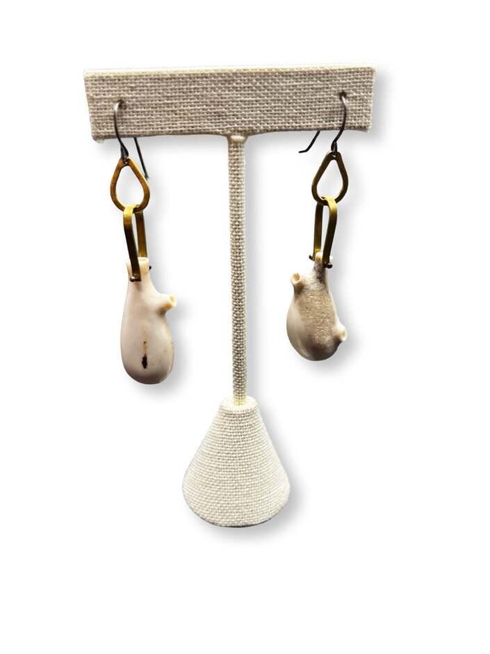 Gourd Bone Earrings