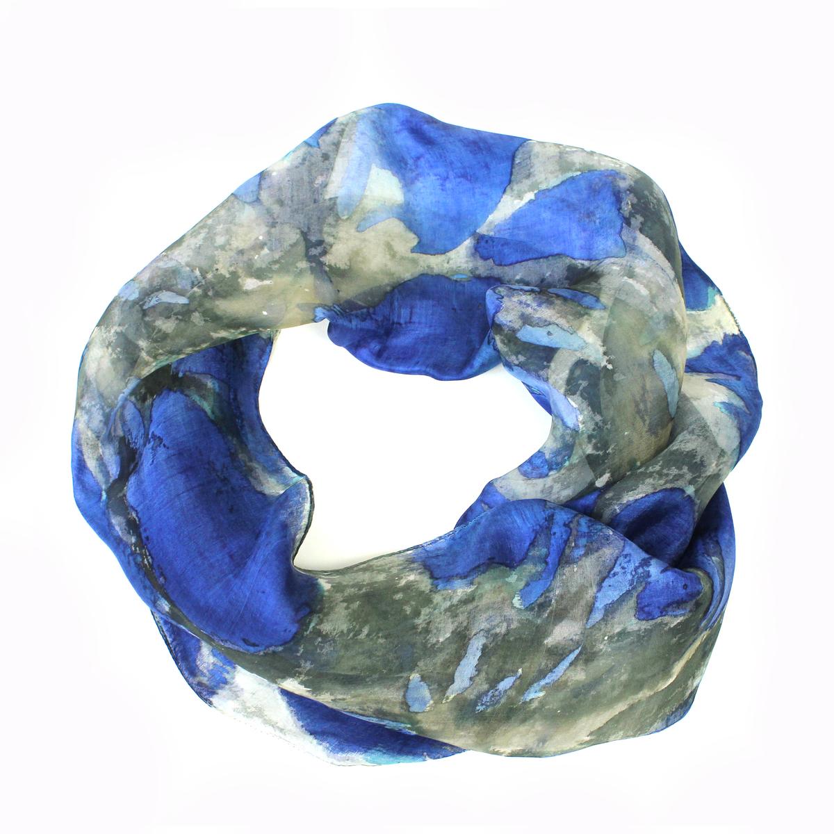 Astragalus Royal Blue Materials Scarf