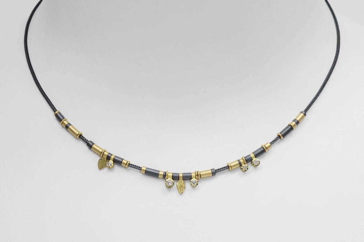 Five Diamond Necklace