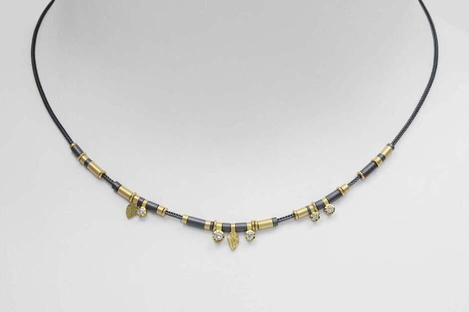 Five Diamond Necklace