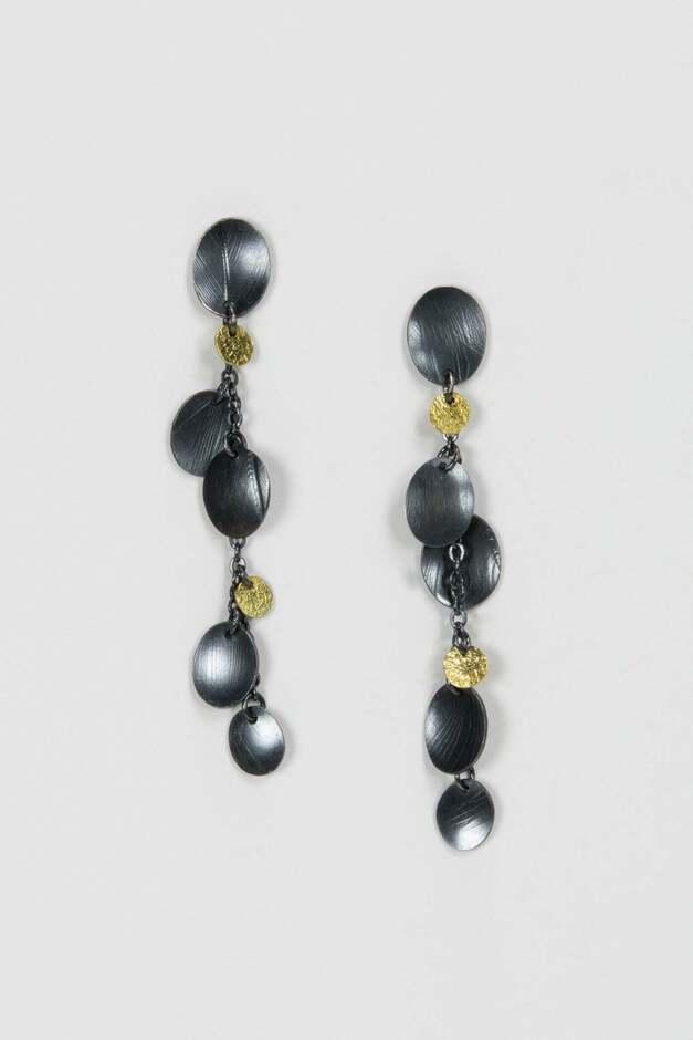 Feather Print Medium Dangles