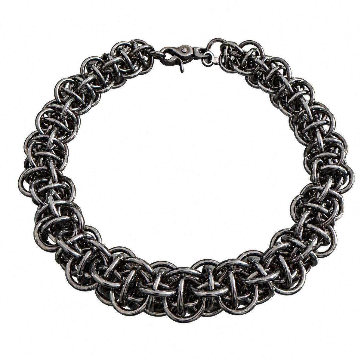 Earthworm Necklace - Black, image 2