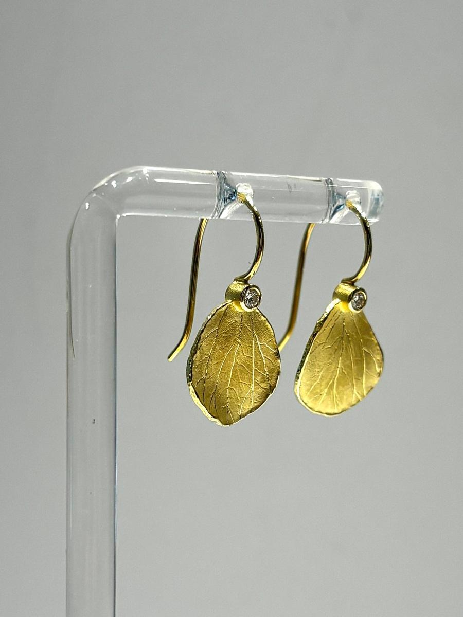 Petal Diamond Earrings, image 2